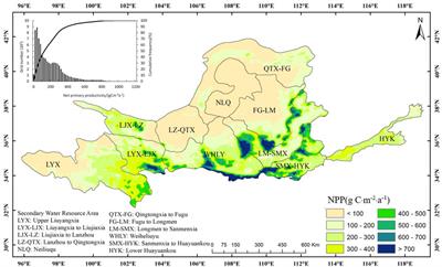Spatiotemporal Variations of Vegetation Net Primary Productivity and Its Response to Meteorological Factors Across the Yellow River Basin During the Period 1981–2020